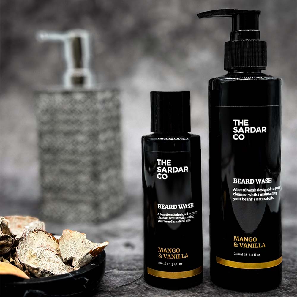 beard care with our soothing beard wash