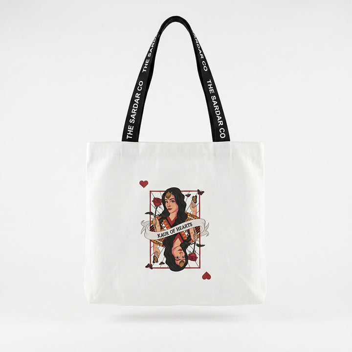 Kaur of Hearts Canvas Tote Bag