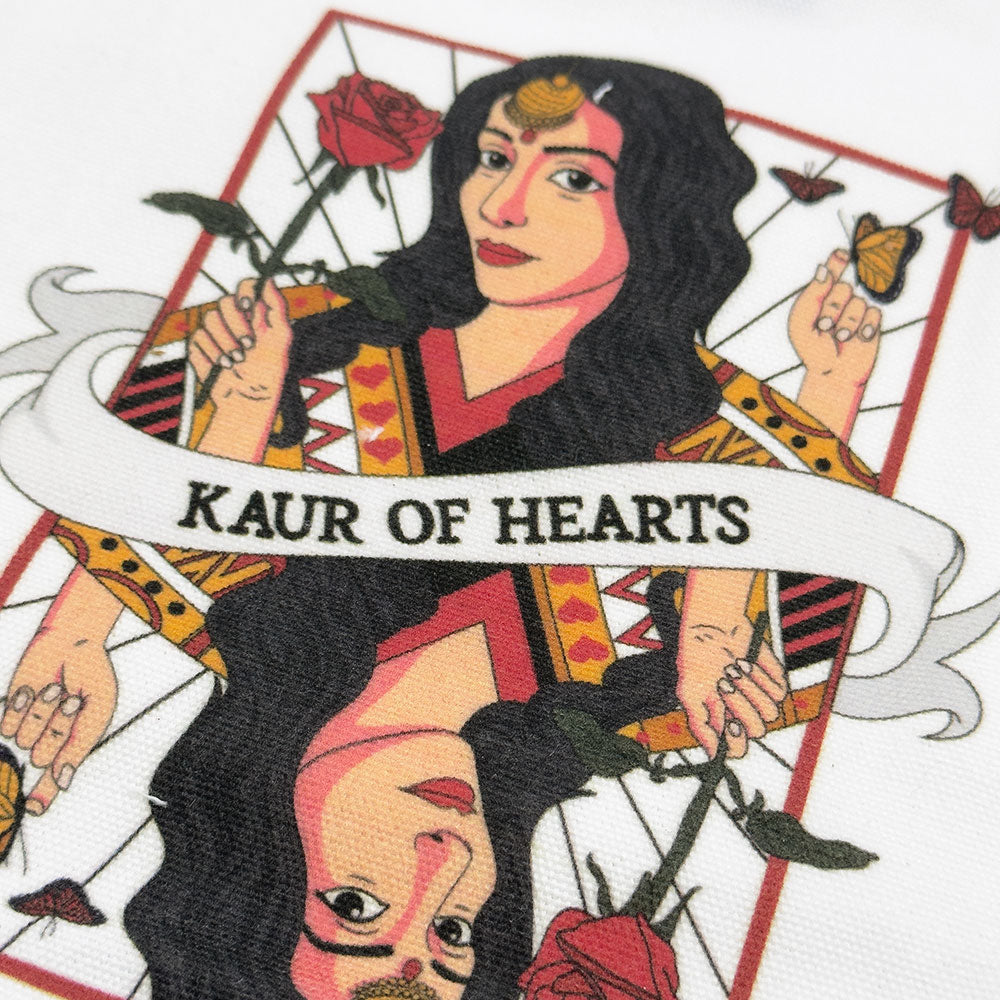 Kaur of Hearts Canvas Tote Bag