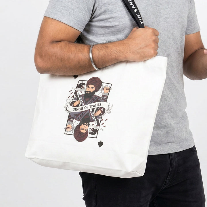 Singh of Spades Canvas Tote Bag
