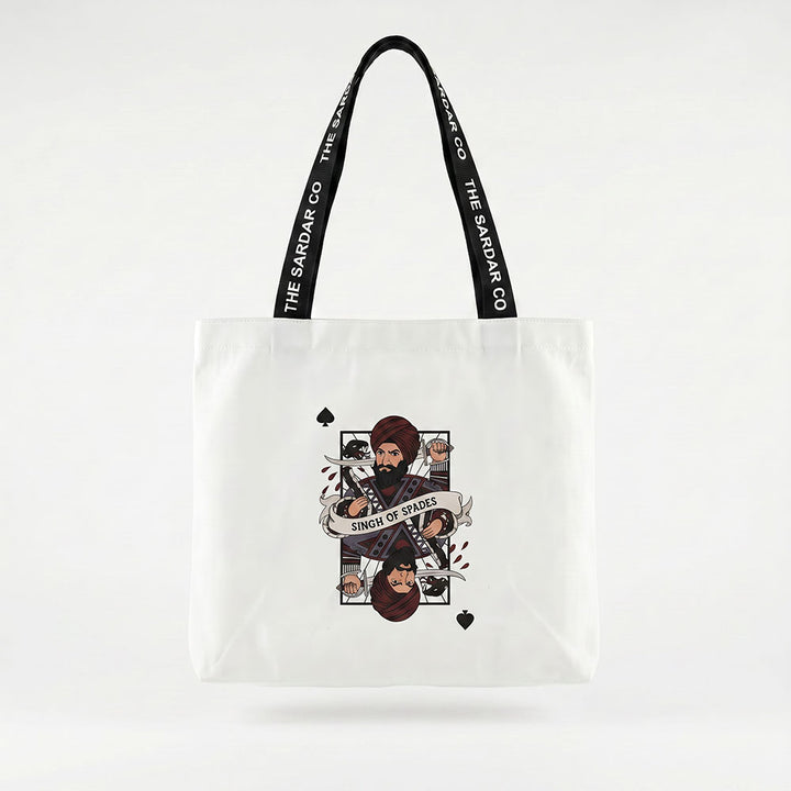 Singh of Spades Canvas Tote Bag