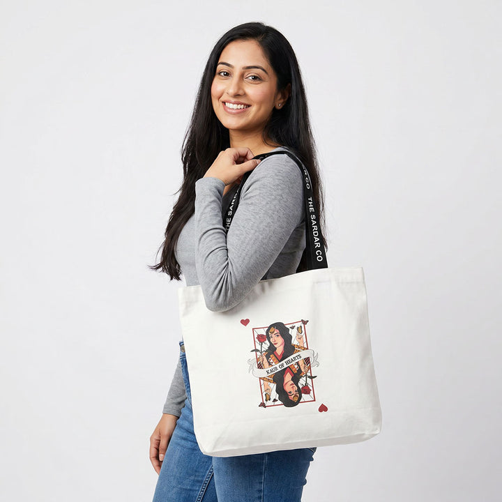 Kaur of Hearts Canvas Tote Bag