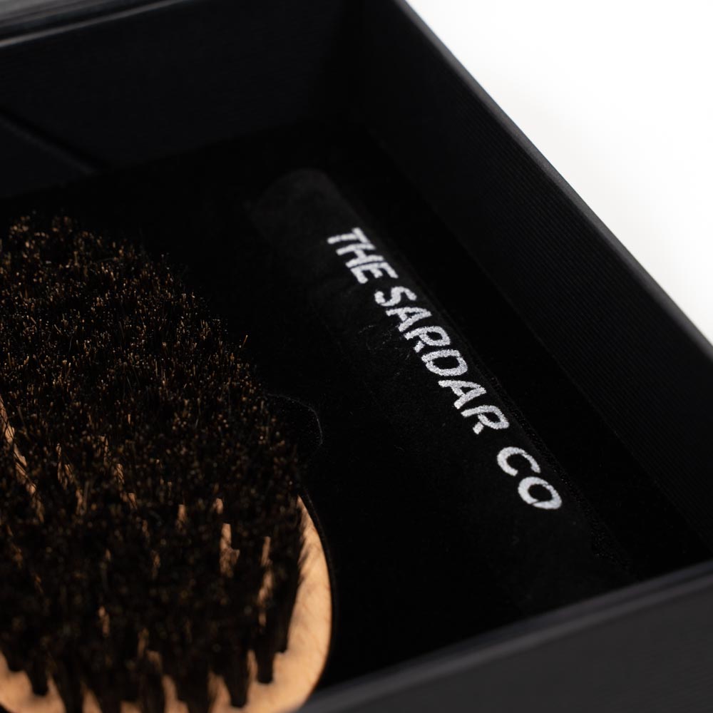 Beard Brush &amp; Oils Gift Set