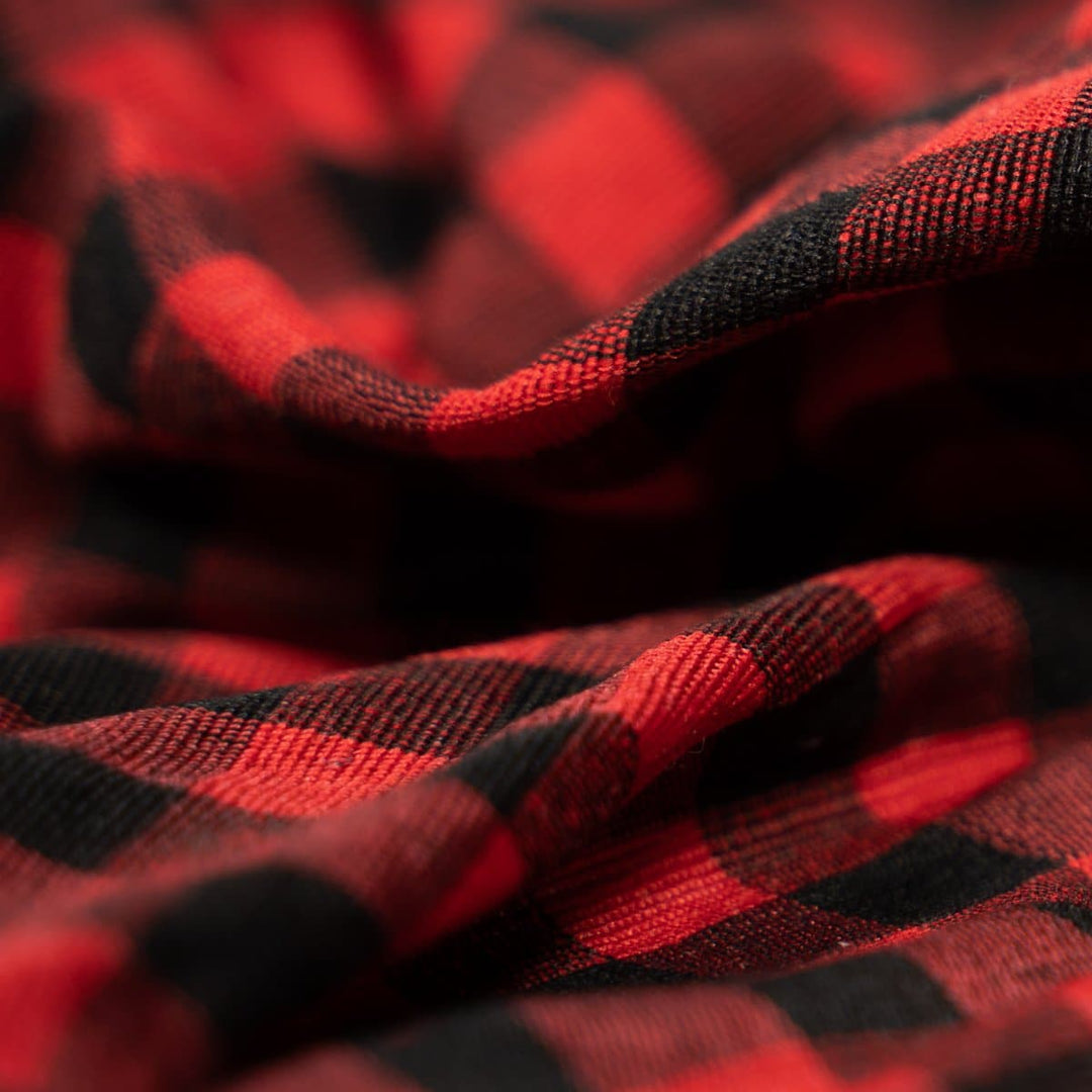 Black & Red Gingham Parna - The Sardar Co