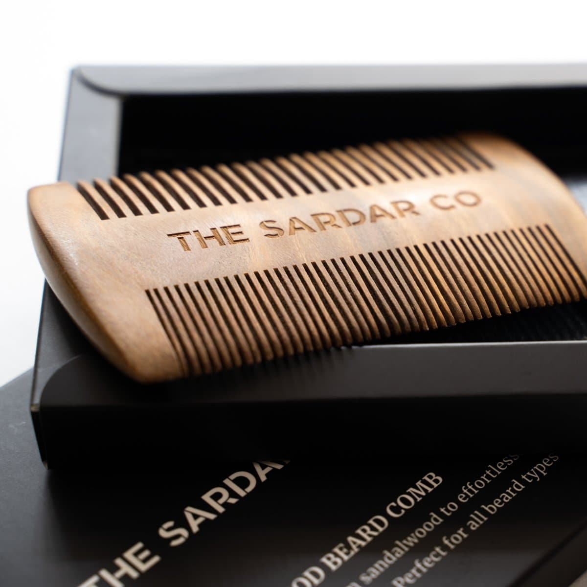 Sandalwood Beard Comb - The Sardar Co