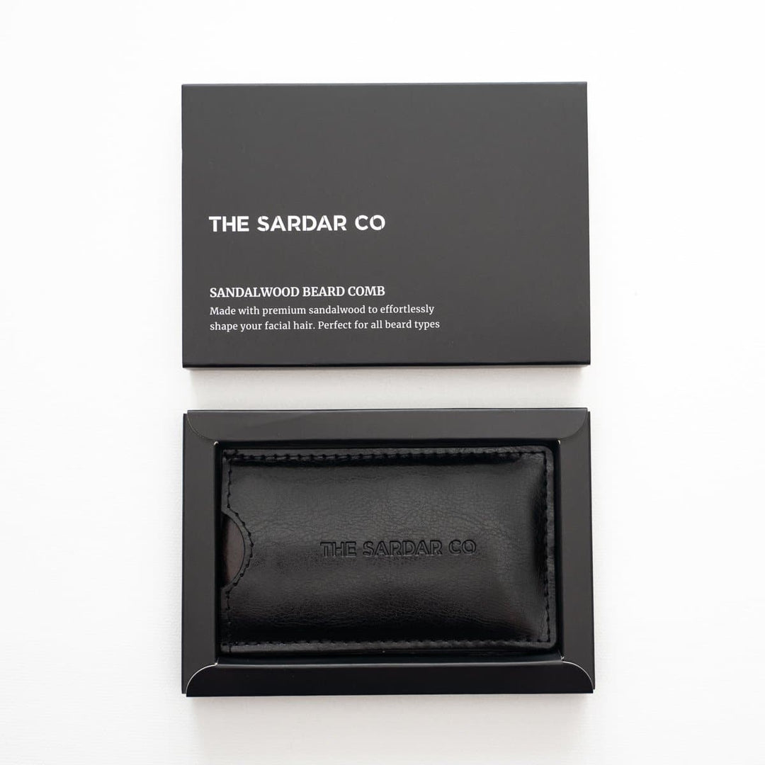 Black Sandalwood Beard Comb - The Sardar Co