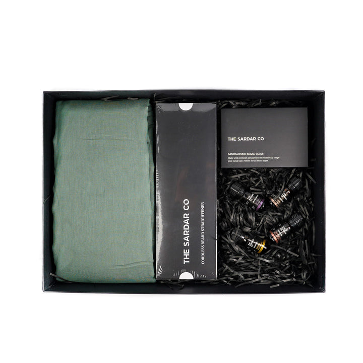 Turban &amp; Beard Straightener Gift Set