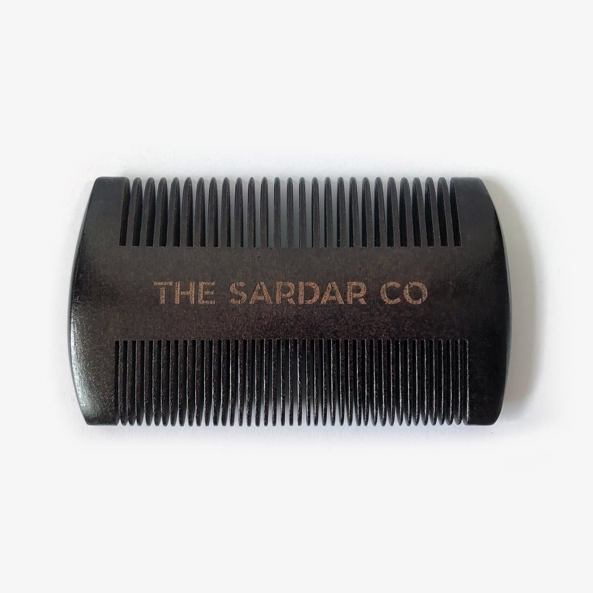 Black Sandalwood Beard Comb - The Sardar Co