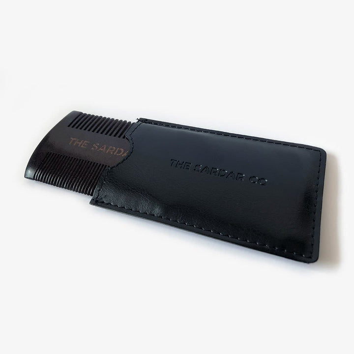 Black Sandalwood Beard Comb - The Sardar Co