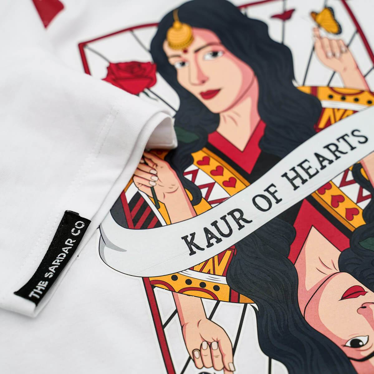 Kaur of Hearts Premium Fitted Women's T-shirt