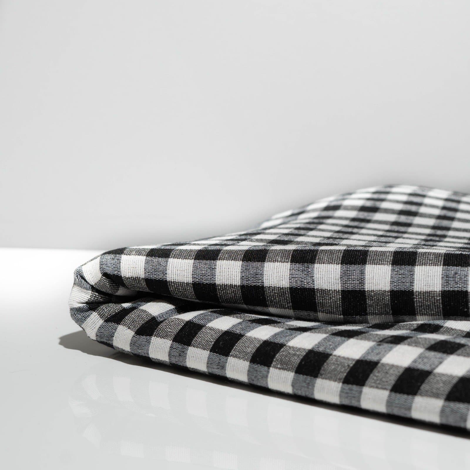 100% Pure Cotton Gingham Parna Patka Turban Dastaar Fabric 1/8 - Foto 2