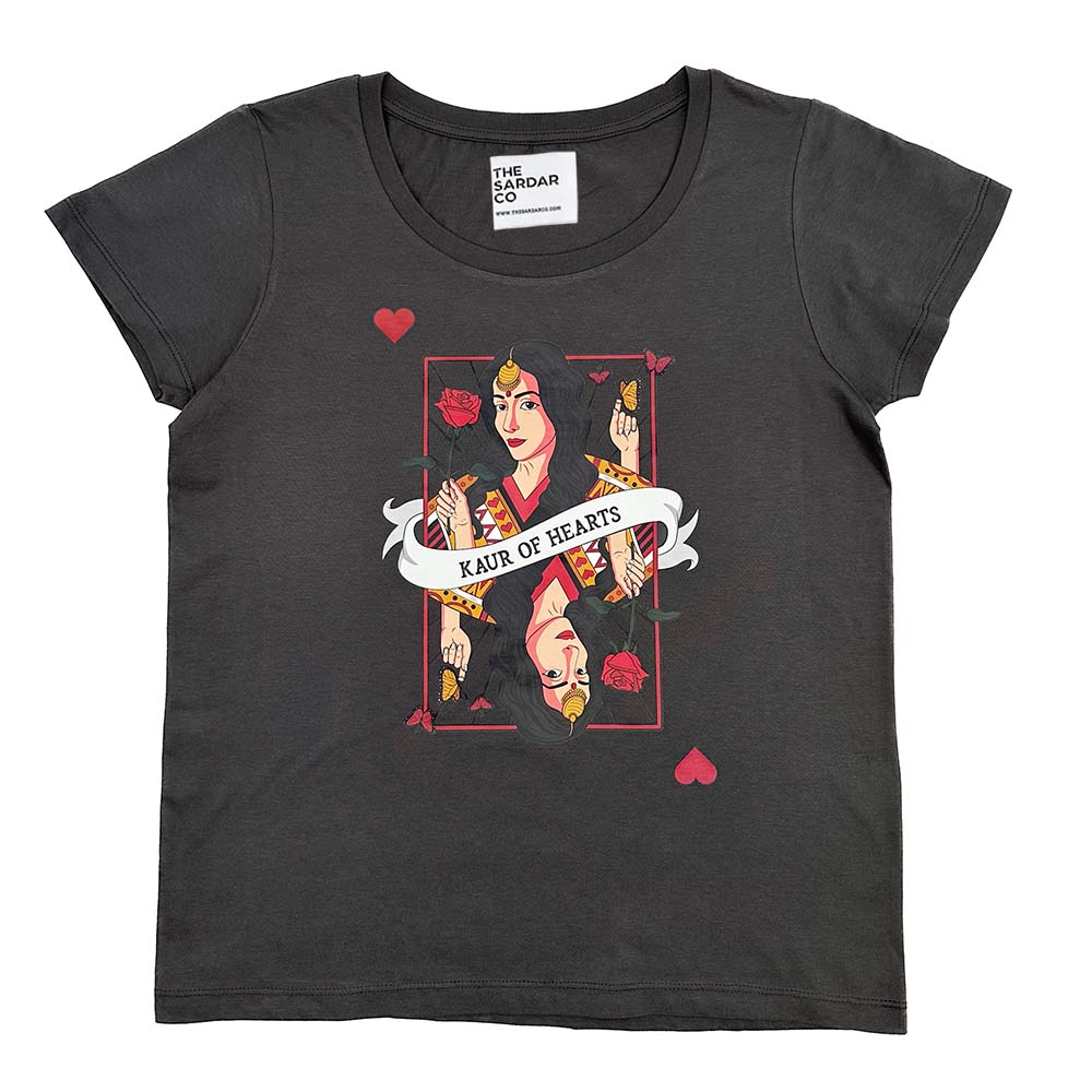 Kaur of Hearts Premium Fitted Women's T-shirt