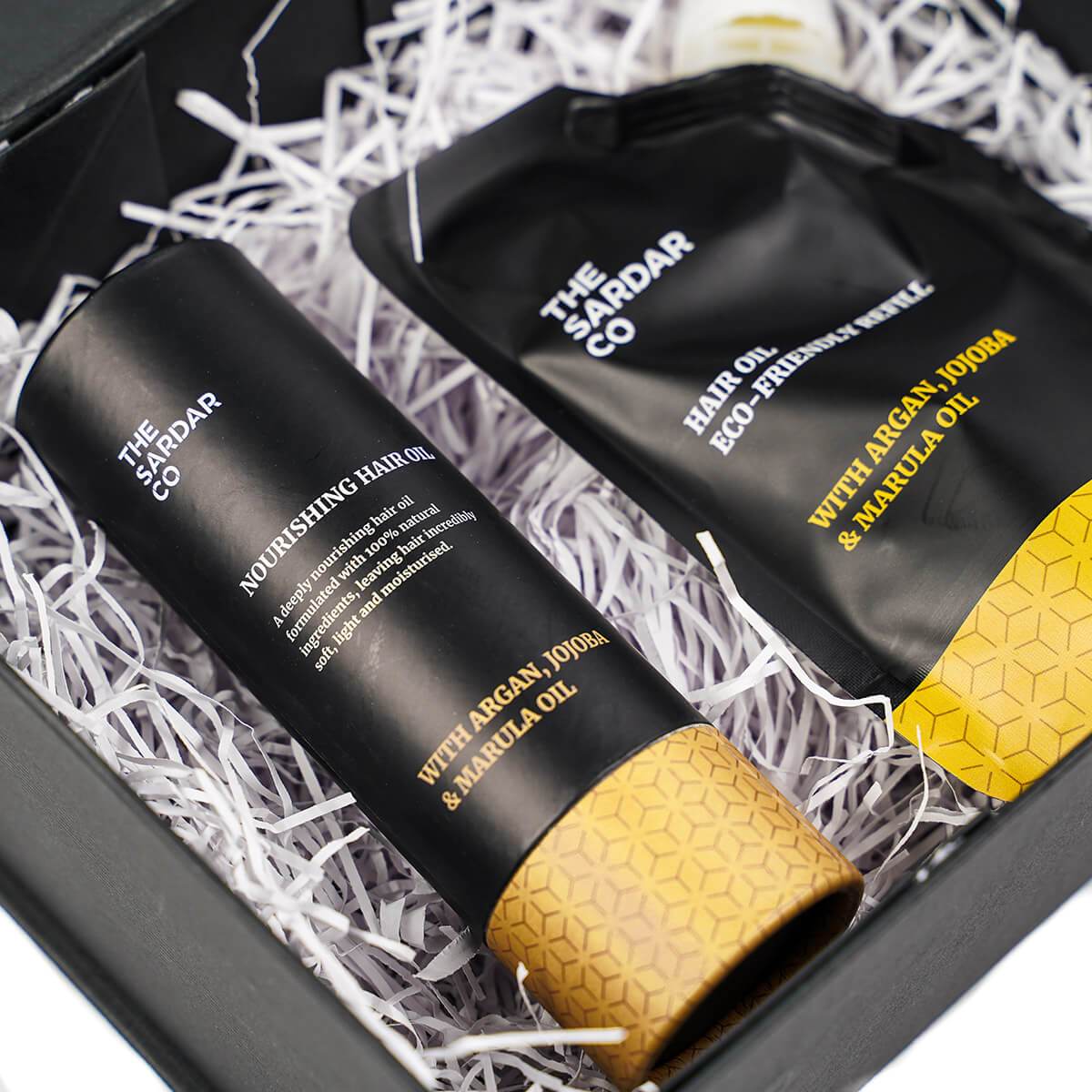 close up of mothers day hair oils