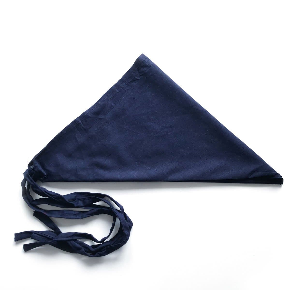 Navy Blue Patka With Strings - Set of Three - The Sardar Co