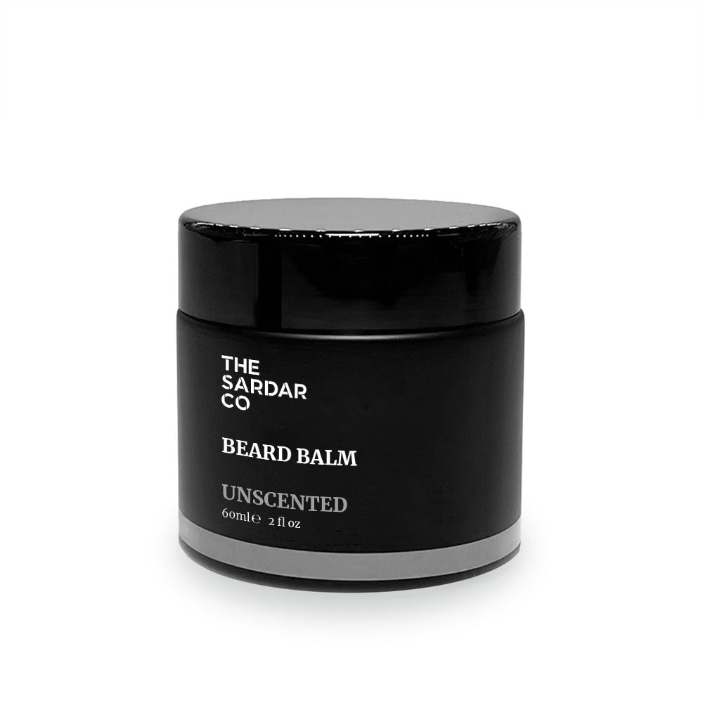 Unscented beard balm in 60ml size