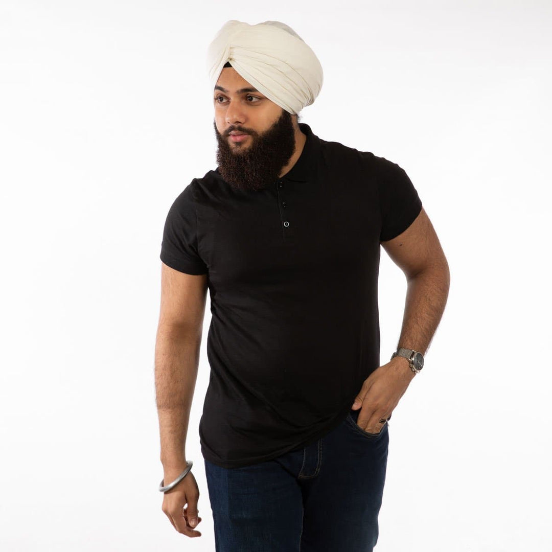 White Full Voile Turban - The Sardar Co